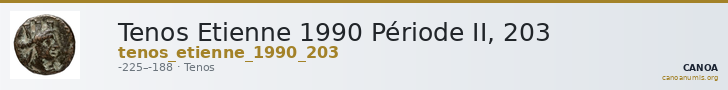 Tenos Etienne 1990 Période II, 203 — CANOA