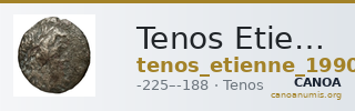 Tenos Etienne 1990 Période II, 205 — CANOA