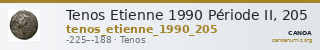 Tenos Etienne 1990 Période II, 205 — CANOA