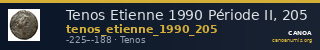 Tenos Etienne 1990 Période II, 205 — CANOA