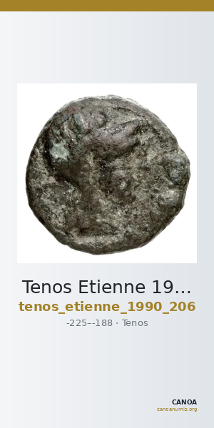 Tenos Etienne 1990 Période II, 206 — CANOA
