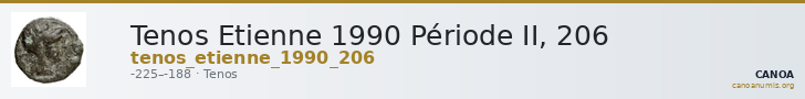 Tenos Etienne 1990 Période II, 206 — CANOA