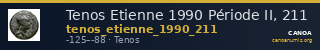Tenos Etienne 1990 Période II, 211 — CANOA