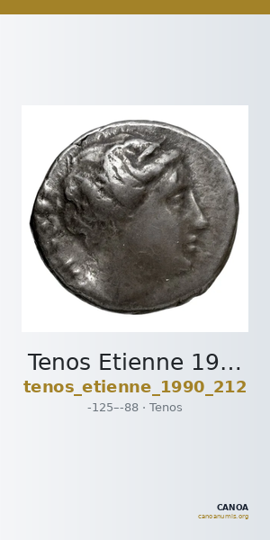 Tenos Etienne 1990 Période II, 212 — CANOA