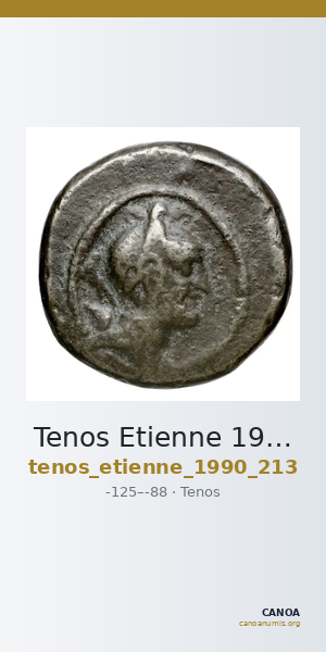 Tenos Etienne 1990 Période II, 213 — CANOA