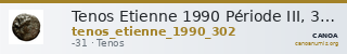 Tenos Etienne 1990 Période III, 302 — CANOA