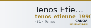 Tenos Etienne 1990 Période III, 303 — CANOA