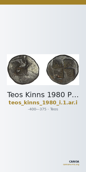 Teos Kinns 1980 Period I.1, AR I — CANOA