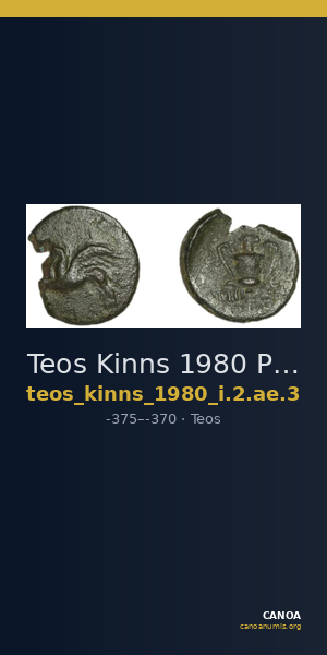 Teos Kinns 1980 Period I.2, AE 3 — CANOA