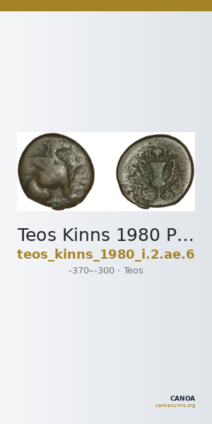 Teos Kinns 1980 Period I.2, AE 6 — CANOA