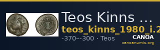 Teos Kinns 1980 Period I.2, AE 6 — CANOA