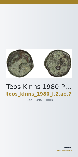 Teos Kinns 1980 Period I.2, AE 7 — CANOA