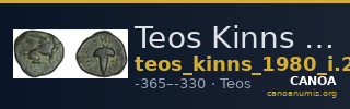 Teos Kinns 1980 Period I.2, AE 8 — CANOA