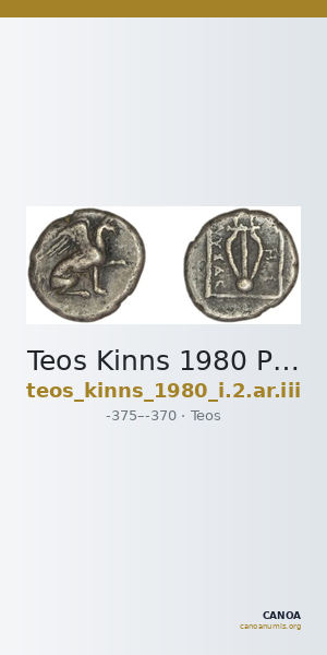 Teos Kinns 1980 Period I.2, AR III — CANOA