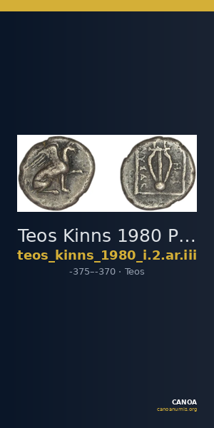 Teos Kinns 1980 Period I.2, AR III — CANOA