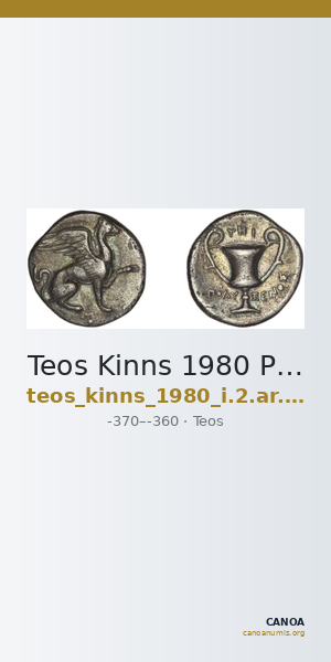 Teos Kinns 1980 Period I.2, AR IVA — CANOA