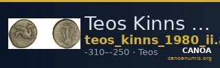 Teos Kinns 1980 Period II, AE 10 — CANOA