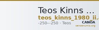 Teos Kinns 1980 Period II, AE 6 — CANOA