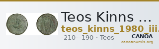 Teos Kinns 1980 Period III, AE 10 — CANOA