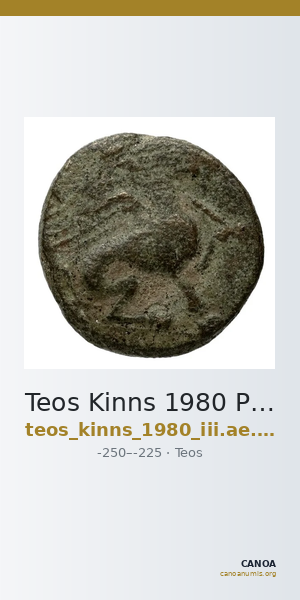 Teos Kinns 1980 Period III, AE 11 — CANOA