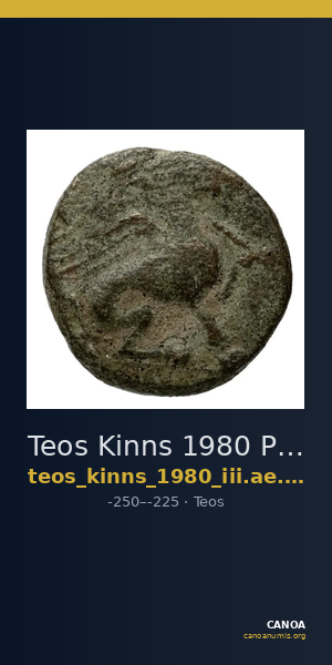 Teos Kinns 1980 Period III, AE 11 — CANOA