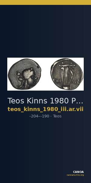 Teos Kinns 1980 Period III, AR VII — CANOA