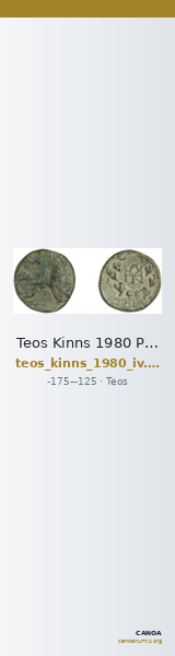 Teos Kinns 1980 Period IV, AE 14 — CANOA