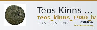 Teos Kinns 1980 Period IV, AE 16 — CANOA