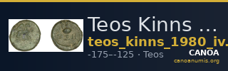 Teos Kinns 1980 Period IV, AE 17 — CANOA