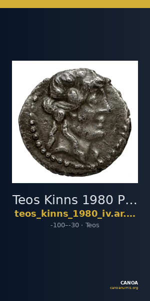 Teos Kinns 1980 Period IV, AR VIII — CANOA