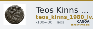 Teos Kinns 1980 Period IV, AR VIII — CANOA