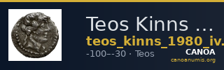 Teos Kinns 1980 Period IV, AR VIII — CANOA