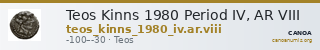 Teos Kinns 1980 Period IV, AR VIII — CANOA