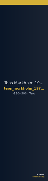 Teos Mørkholm 1971 21-25 — CANOA