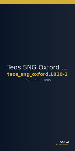 Teos SNG Oxford 1810-1811 — CANOA