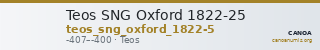 Teos SNG Oxford 1822-25 — CANOA