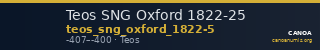 Teos SNG Oxford 1822-25 — CANOA