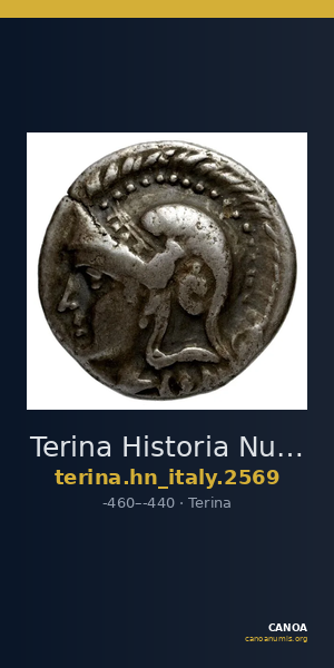 Terina Historia Numorum Italy 2569 — CANOA