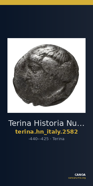 Terina Historia Numorum Italy 2582 — CANOA