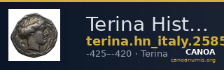 Terina Historia Numorum Italy 2585-2595 — CANOA
