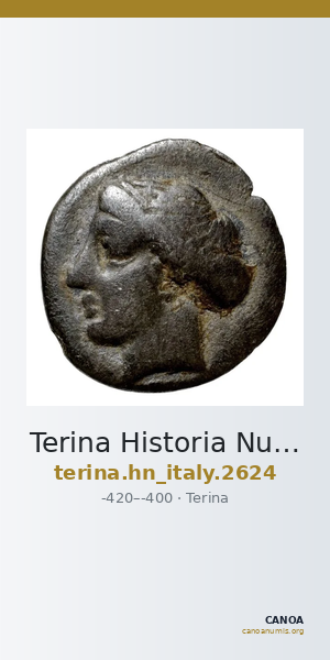 Terina Historia Numorum Italy 2624 — CANOA