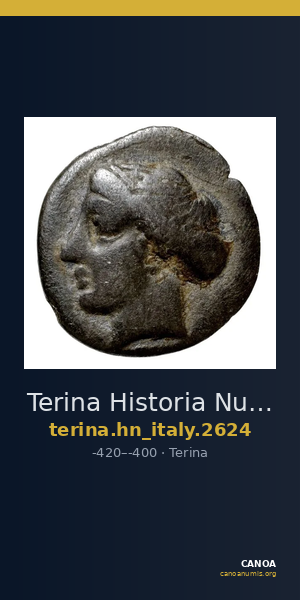 Terina Historia Numorum Italy 2624 — CANOA