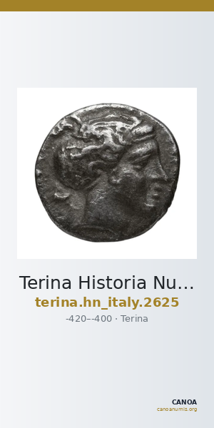Terina Historia Numorum Italy 2625 — CANOA