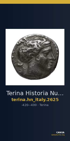 Terina Historia Numorum Italy 2625 — CANOA
