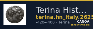 Terina Historia Numorum Italy 2625 — CANOA