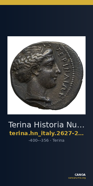 Terina Historia Numorum Italy 2627-2628 — CANOA