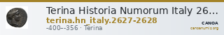 Terina Historia Numorum Italy 2627-2628 — CANOA