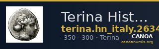 Terina Historia Numorum Italy 2634-2637 — CANOA