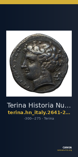 Terina Historia Numorum Italy 2641-2642 — CANOA