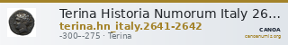 Terina Historia Numorum Italy 2641-2642 — CANOA